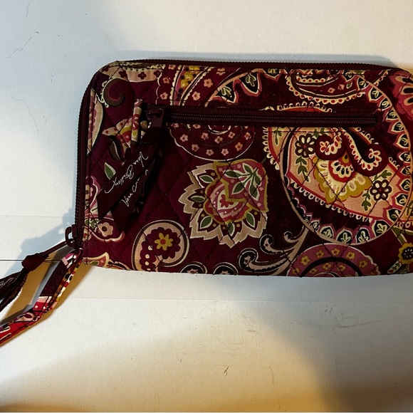 Vera Bradley Burgundy Paisley Wallet - Picture 8 of 12